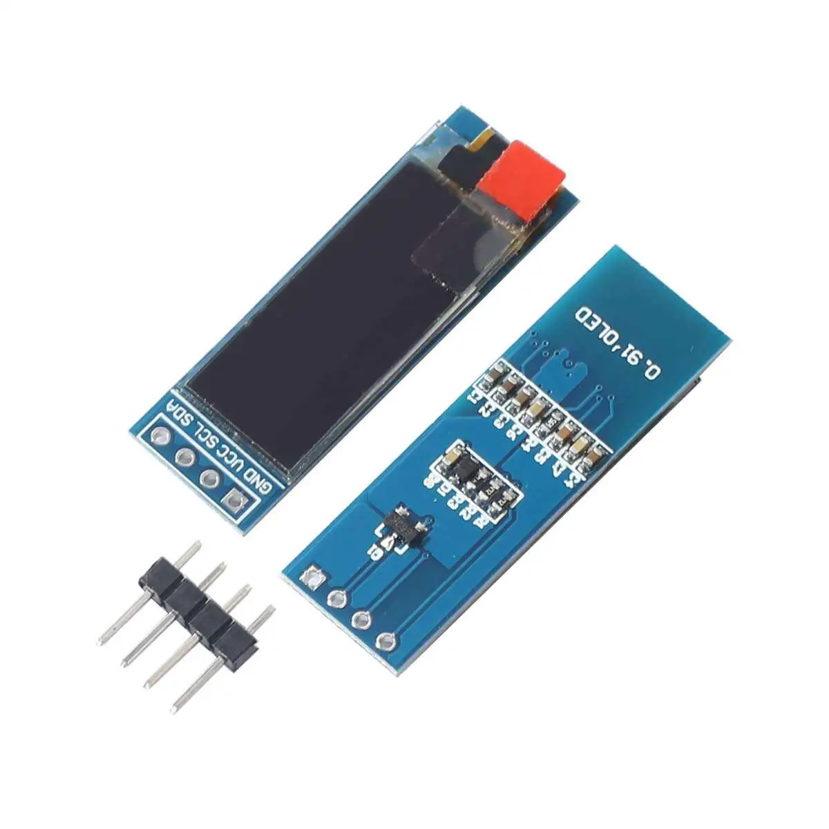 شاشة OLED زرقاء مقاس 128×32 بواجهة I2C