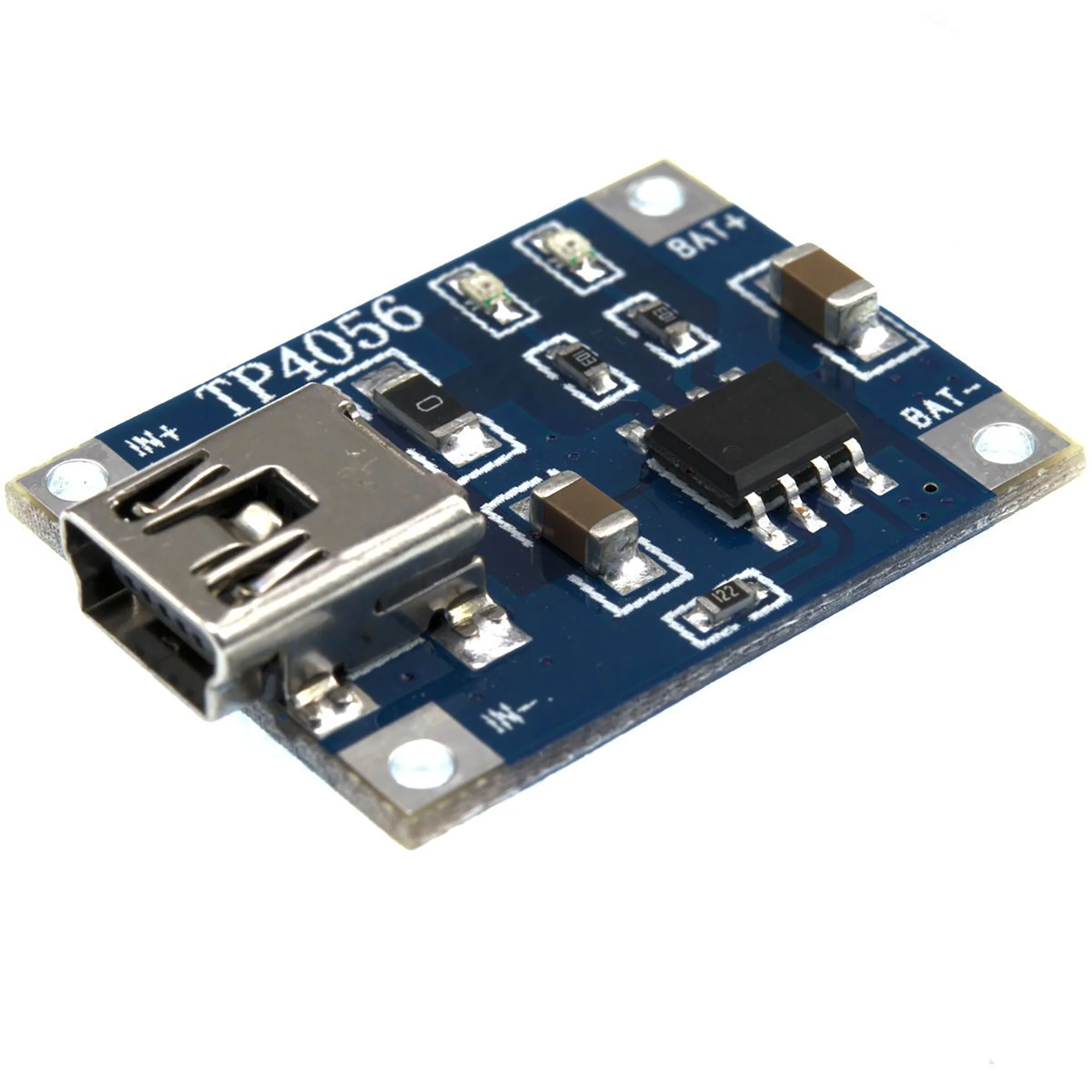 موديول شحن بطاريات ليثيوم TP4056 بمدخل ميني USB