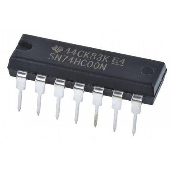 آي سي 7400 (بوابة NAND رباعية بمدخلين)