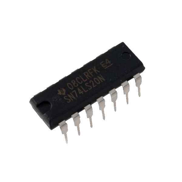 آي سي 7420 (بوابة NAND مزدوجة بأربعة مداخل)