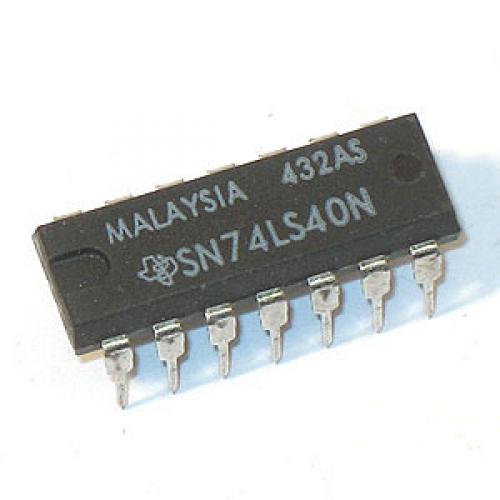 آي سي 7440 (بوابة NAND مزدوجة بأربعة مداخل بافر موجب)