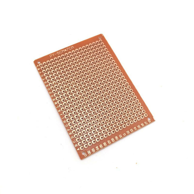 بوردة نحاس PCB فيرو تجريبية مقاس 5×7 سم