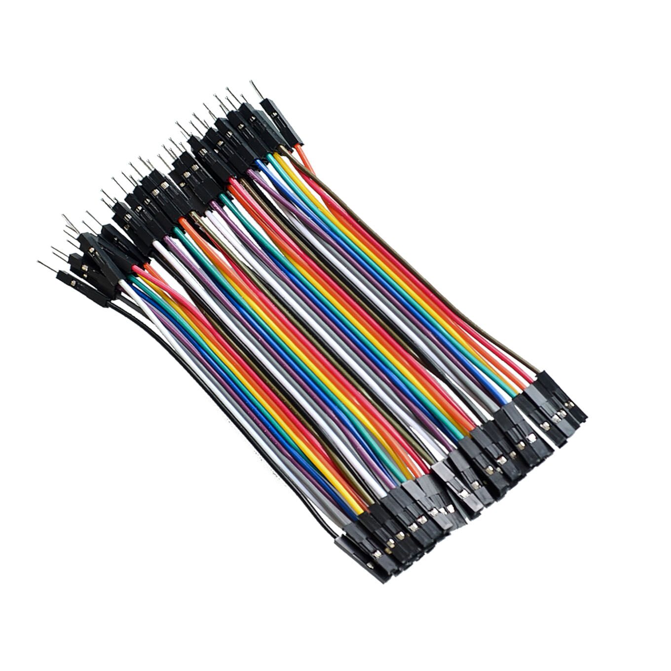 سلك جامبر دوبونت ذكر-أنثى 10 سم مقطع 24 AWG (قطعة واحدة)