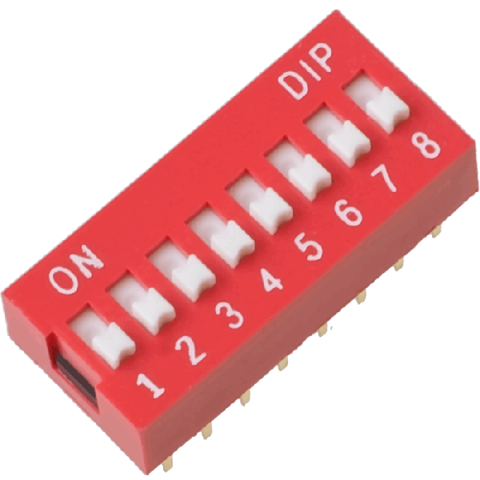 سويتش DIP 8 خط
