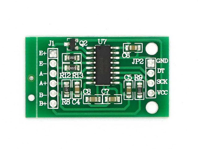 محول تمثيلي رقمي HX711 دقة 24 بت لقياس الوزن