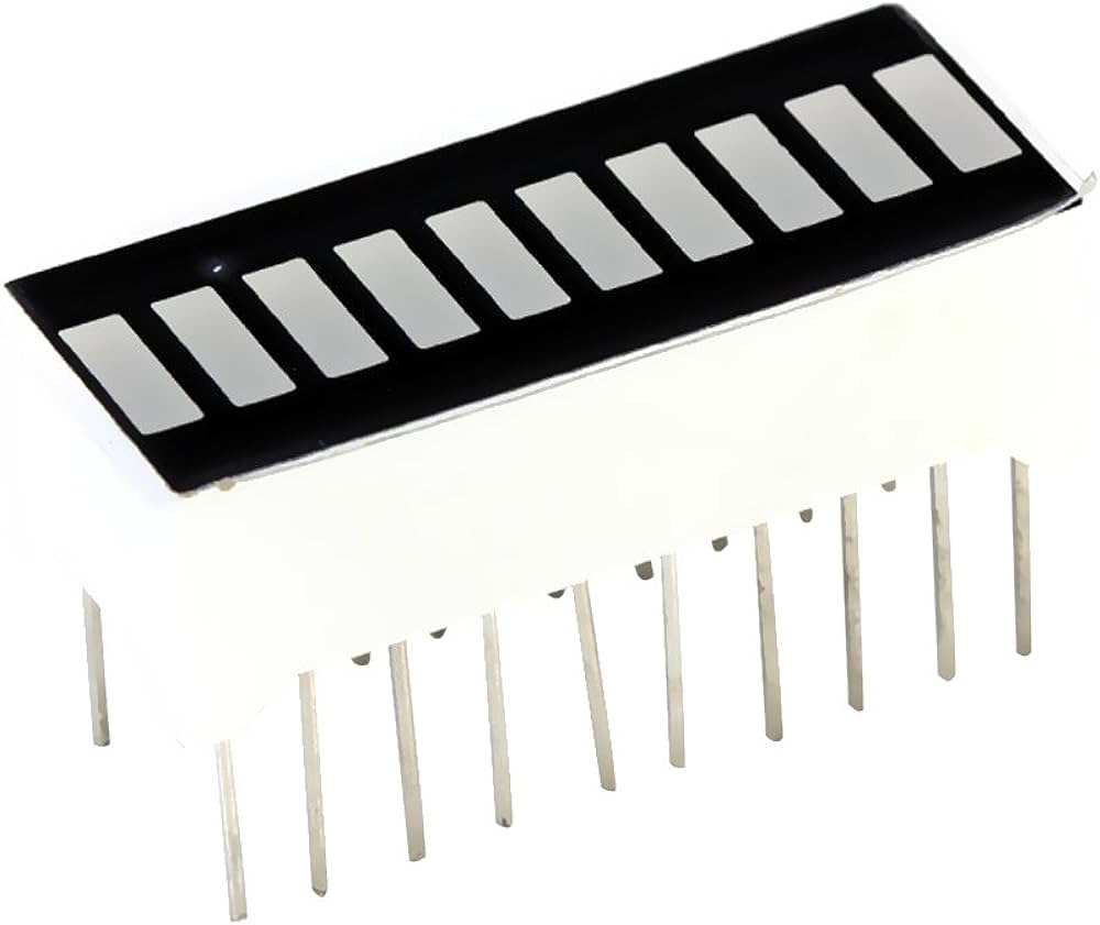 شريط قياسي LED أحمر 10 سجمنت