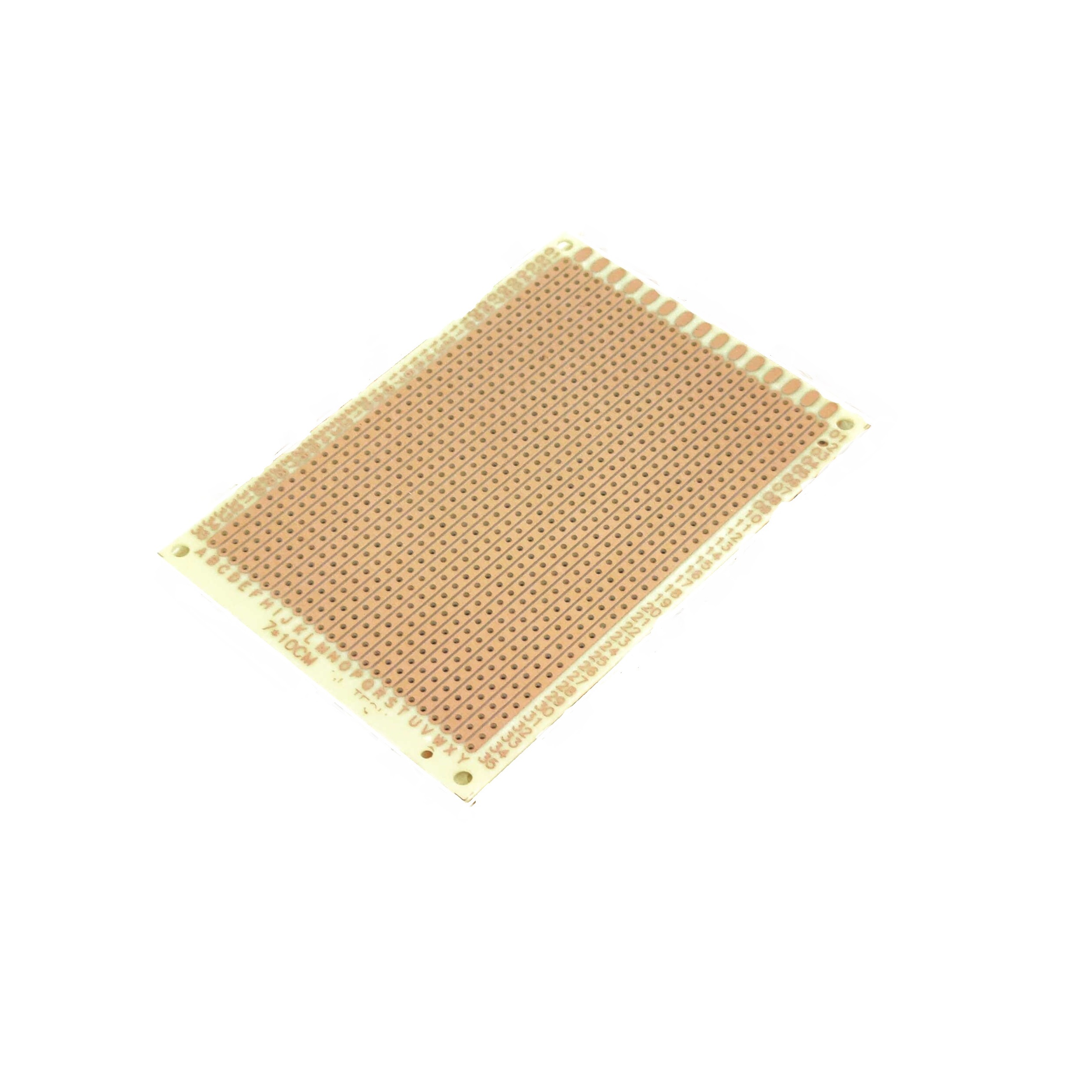 بوردة نحاس PCB فيرو FR-4 نقطية مقاس 7×10 سم