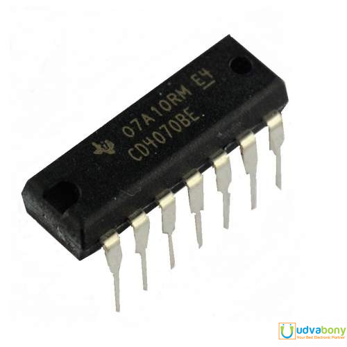 آي سي 4070 تغليف DIP (بوابة XOR رباعية بمدخلين)