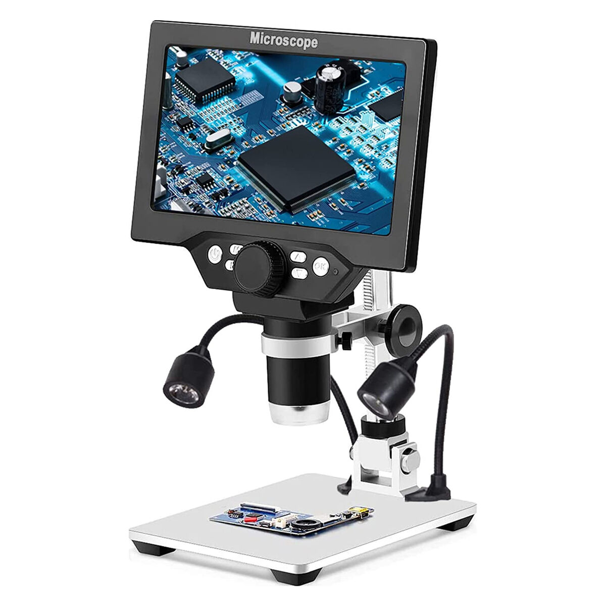 ميكروسكوب رقمي بشاشة LCD 7 بوصة دقة 1080P موديل: G1200