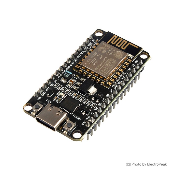 لوحة تطوير ESP8266 نود إم سي يو واي فاي إصدار 3 شريحة CH340 تايب سي USB 30 طرف