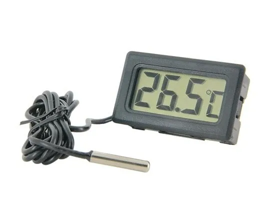 مقياس حرارة ديجيتال بشاشة LCD وبروب لأحواض السمك TPM-10
