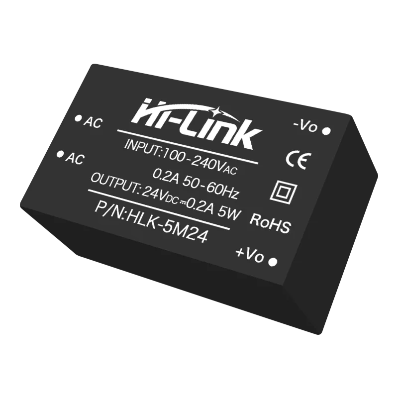موديول تحويل طاقة من AC إلى DC 12 فولت 0.42 أمبير 5 وات موديل: HLK-5M12