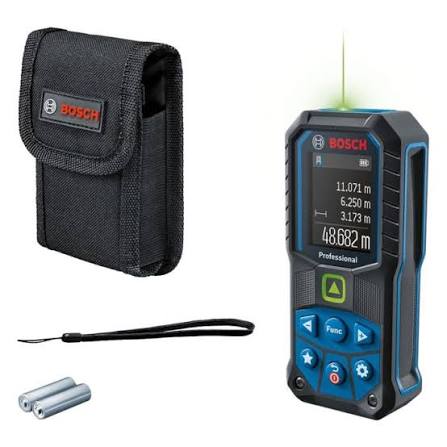 متر ليزر بوش أخضر مدى 50 متر موديل: GLM 50-25 G