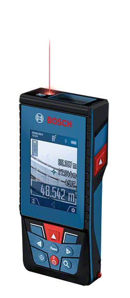متر ليزر بوش مدى 100 متر بالبلوتوث موديل: GLM 100-25 C