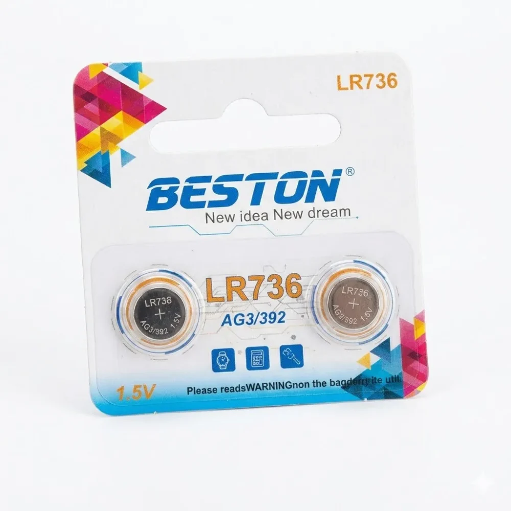 بطارية زرار بيستون 1.5 فولت مقاس LR736