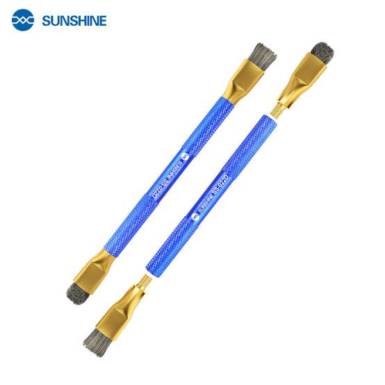 فرشاة تنظيف مزدوجة الرأس نحاسية من صن شاين موديل: SS-022D