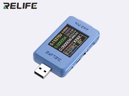 تستر USB ذكي ريلايف لفحص الشحن والجهد موديل: XA3 Pro