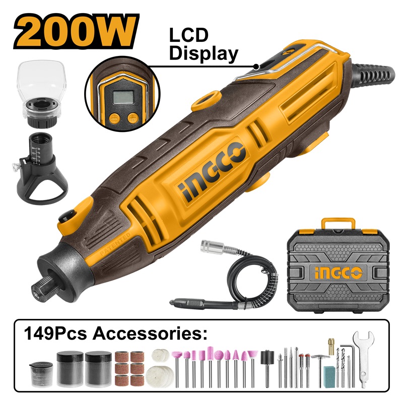 ingco 200W Cordless grinder (mini craft) (MG2008)