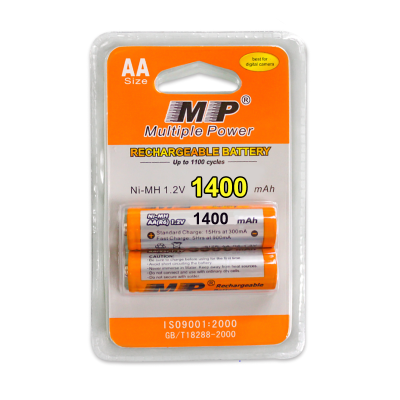 AA Rechargeable Battery 1.2V 1400mAh MP (2pcs)