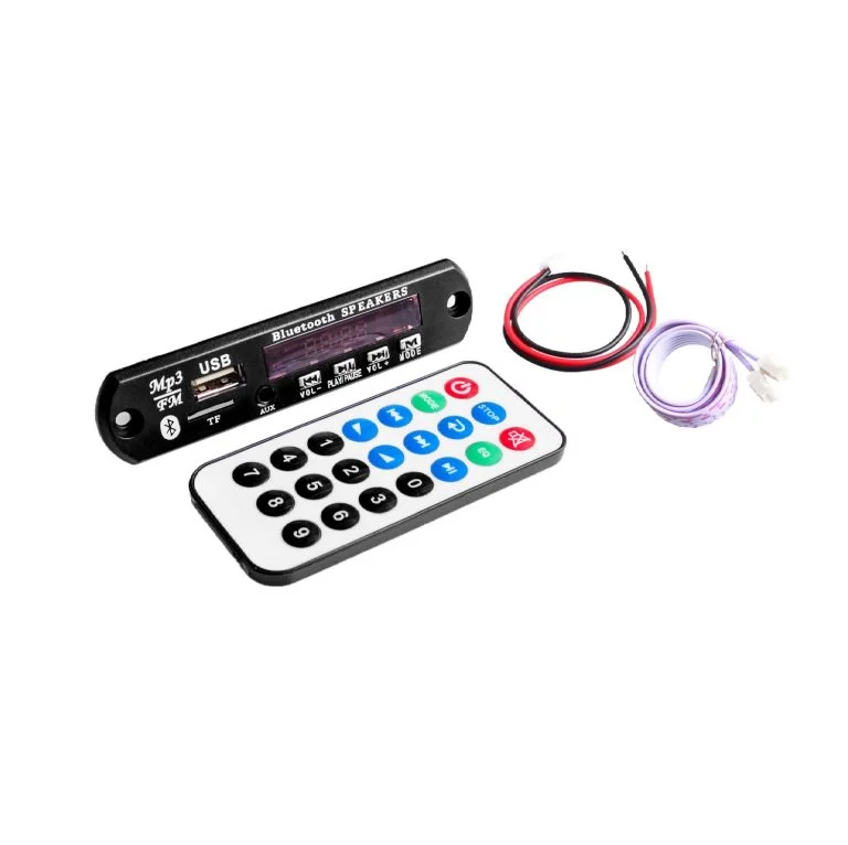 Bluetooth MP3 Decoding Board Module with inbuilt SD Card Slot / USB / and Remote Controll